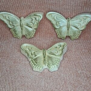 Elegant Cream Butterfly Wall Decor Set